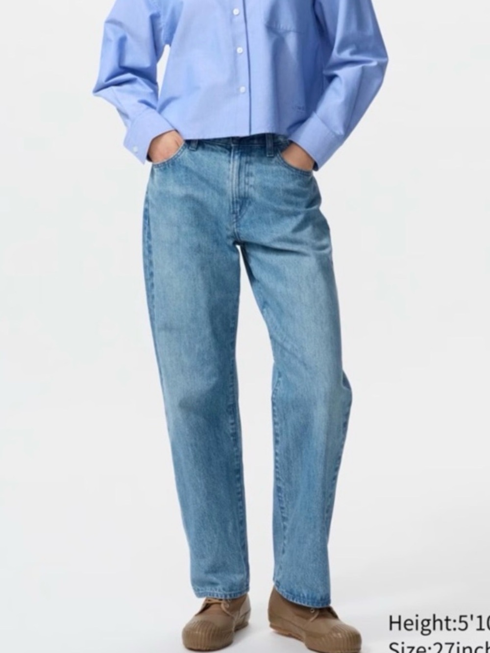 JW ANDERSON Light Blue Straight-Leg Jeans
